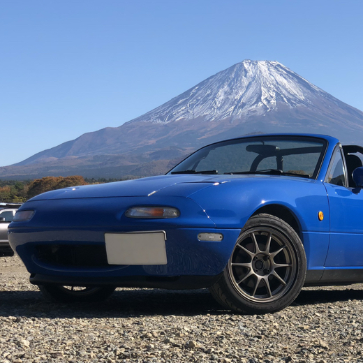 Blue roadster NA6