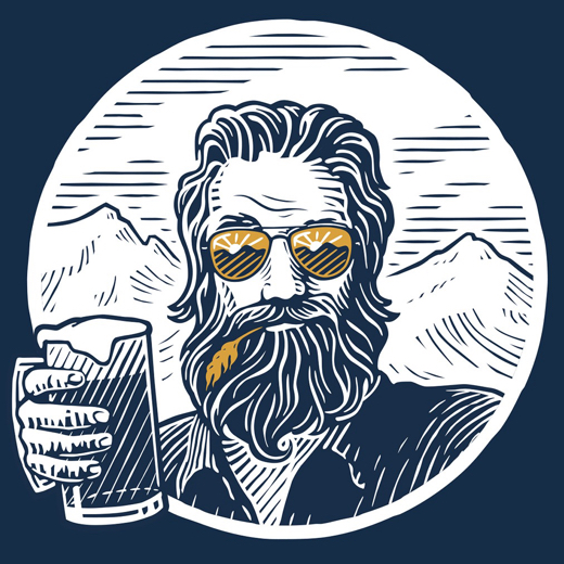 Bob with beer